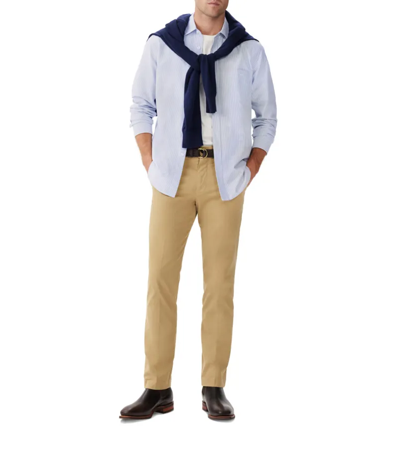 RM Williams Regular Shirt Blue White-2